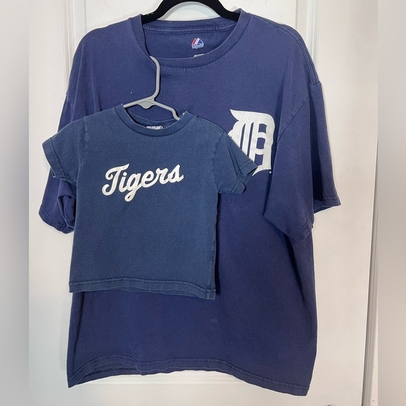 Detroit Tigers Miguel Cabrera Daddy and Me Tee Shirt Set - Picture 1 of 5
